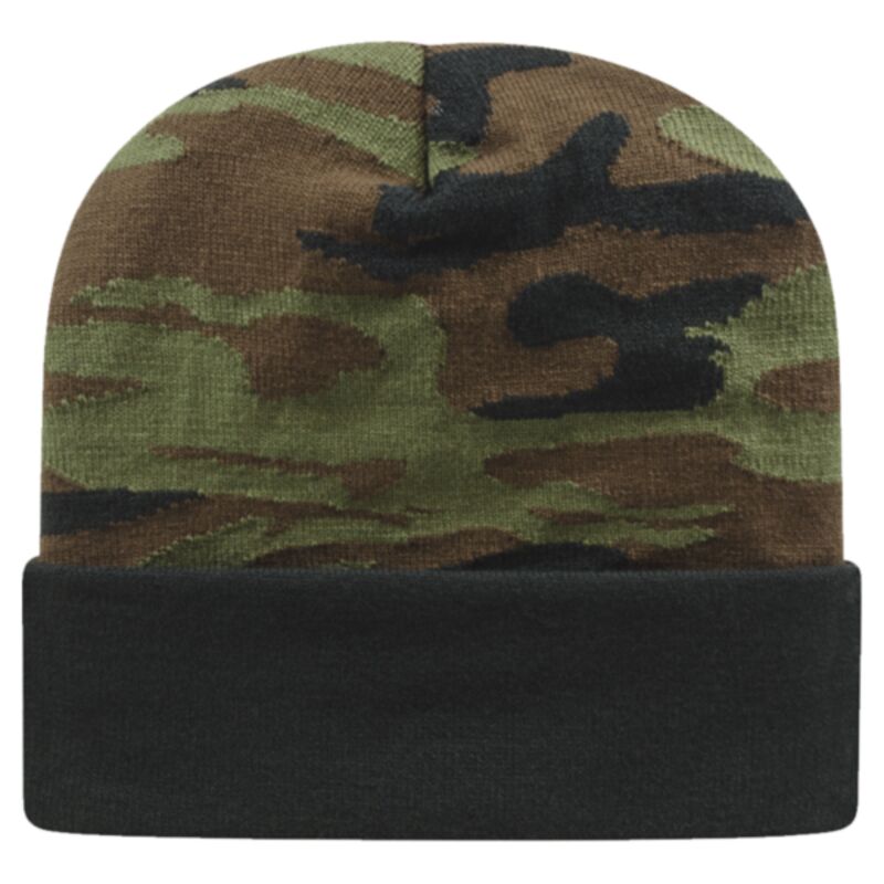 USA-Made Camo Cuffed Beanie Thumbnail