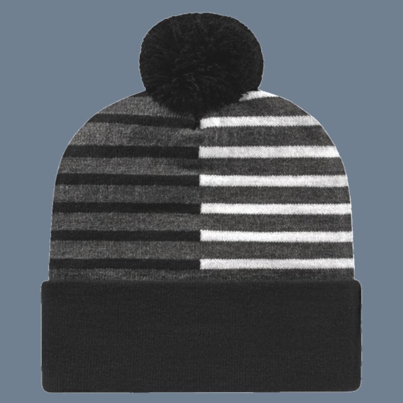 USA-Made Half Color Beanie Thumbnail