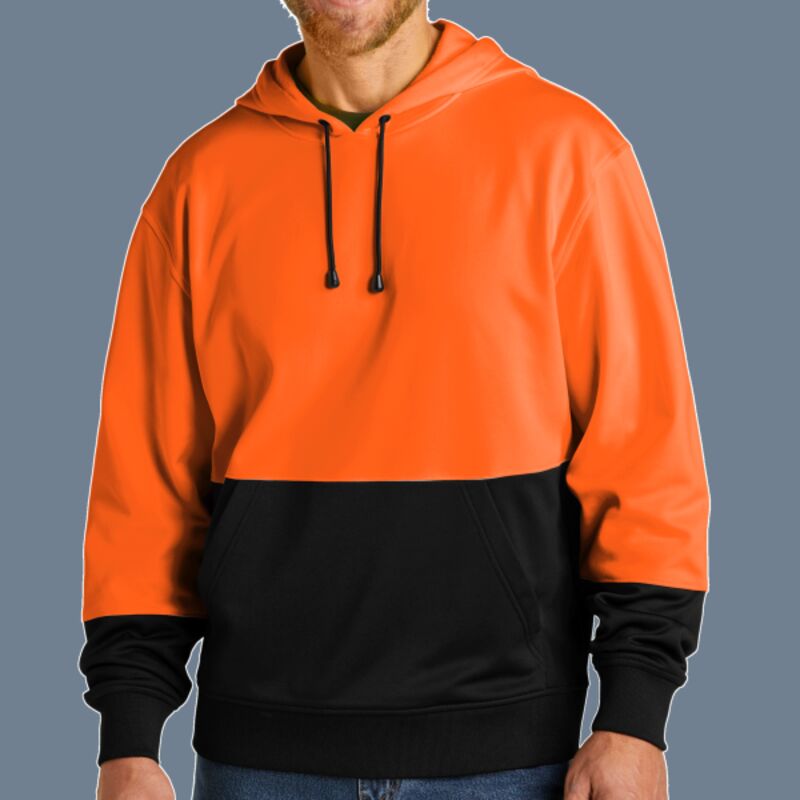Enhanced Visibility Fleece Pullover Hoodie Thumbnail