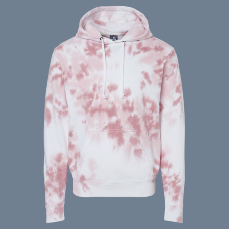 Men's Tie-Dyed Fleece Hooded Sweatshirt Thumbnail
