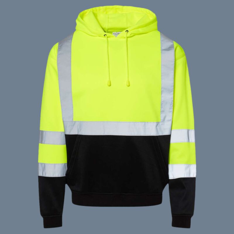 Unisex Hi-Vis Hooded Sweatshirt Thumbnail