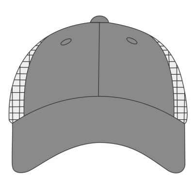 Heathered Cotton Polyester Trucker Hat Thumbnail