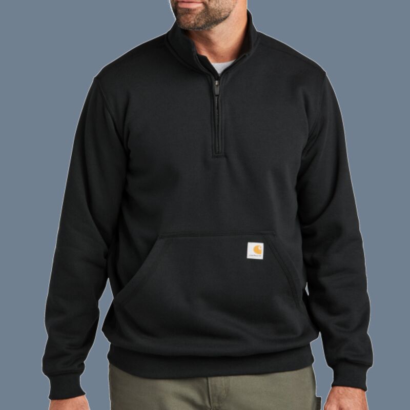 Midweight 1/4 Zip Mock Neck Sweatshirt Thumbnail