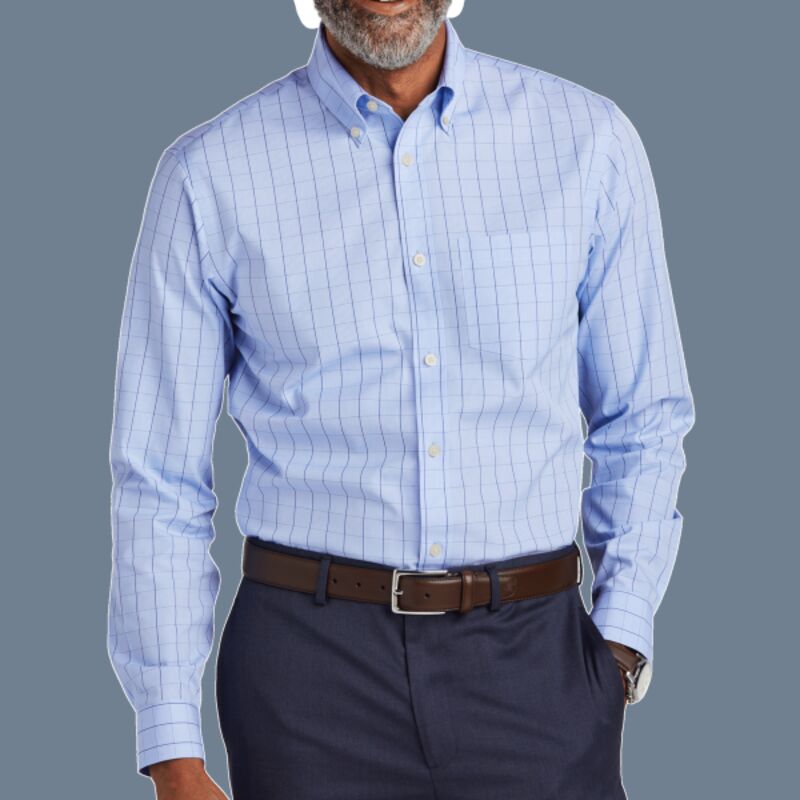 Wrinkle Free Stretch Patterned Shirt Thumbnail