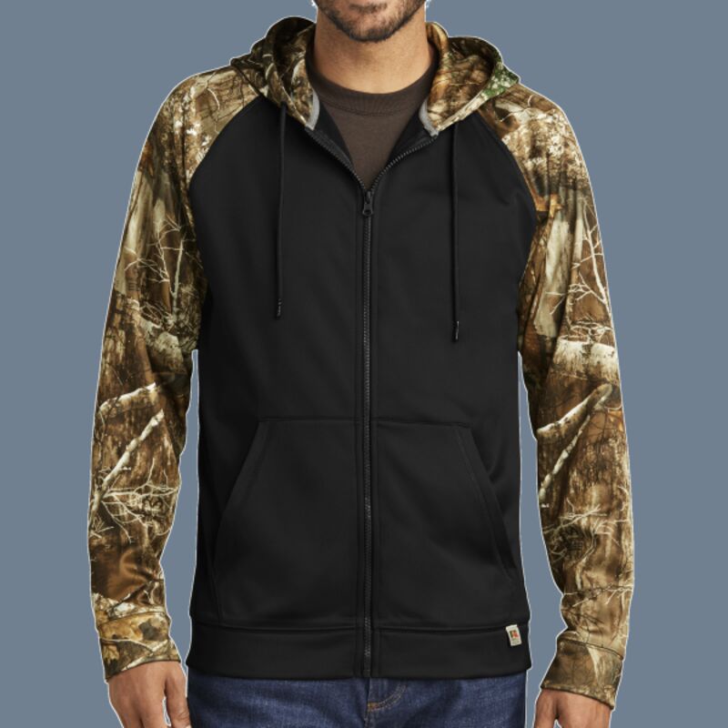 Realtree ® Performance Colorblock Full Zip Hoodie Thumbnail