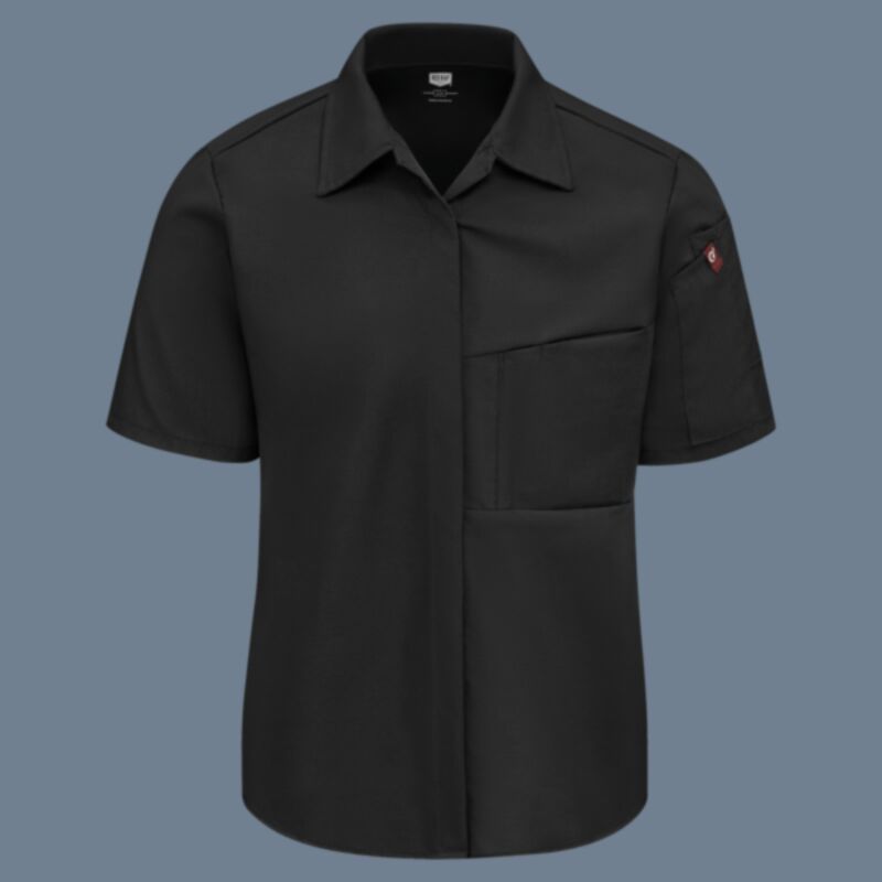 Women's Poplin Airflow Cook Shirt with OilBlok Thumbnail