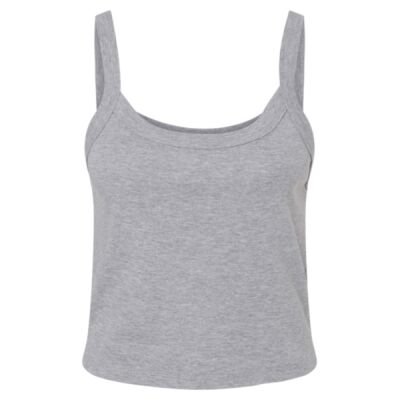 Women's Micro Rib Spaghetti Strap Tank Thumbnail