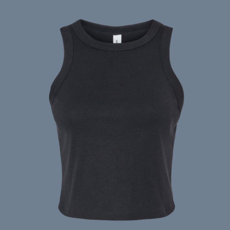 Women's Micro Rib Racer Tank Thumbnail