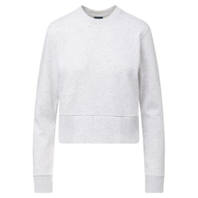Women's Romi Cloud Fleece Crop Crewneck Sweatshirt Thumbnail