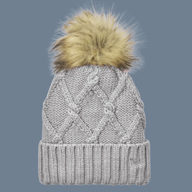 Faux Fur Pom Beanie Thumbnail