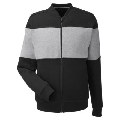 Unisex Anchor Fleece Colorblocked Bomber Jacket Thumbnail