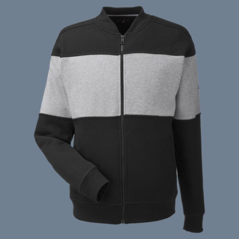 Unisex Anchor Fleece Colorblocked Bomber Jacket Thumbnail