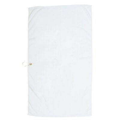 Golf-Caddy Towel with Center Brass Grommet & Hook Thumbnail