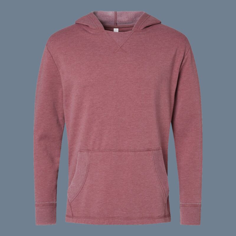 Unisex Vintage Wash Fleece Hoodie Sweatshirt Thumbnail
