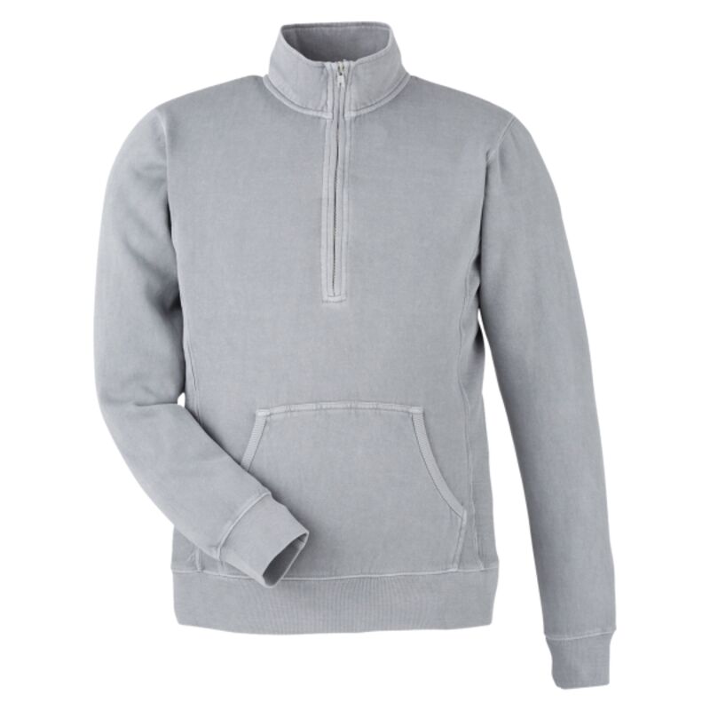Unisex Pigment-Dyed Fleece Quarter-Zip Pullover Thumbnail