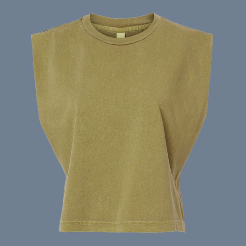 Women's Garment-Dyed Heavyweight Muscle Tee Thumbnail