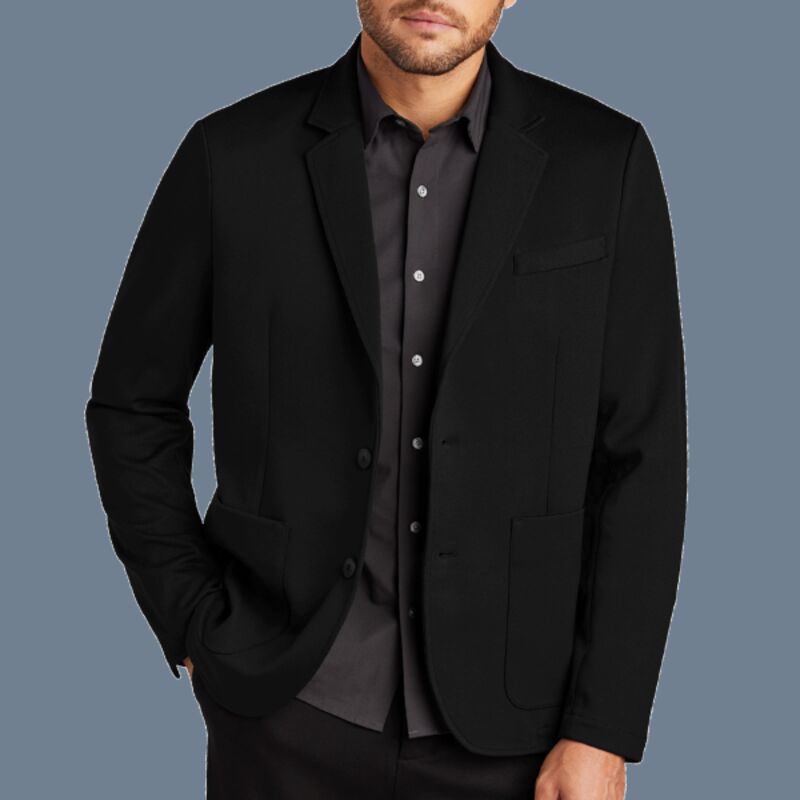 Relaxed Knit Blazer Thumbnail