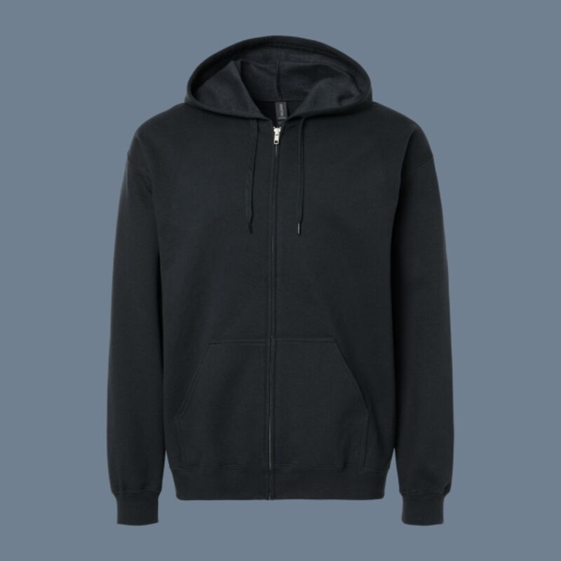 Unisex Softstyle® Full-Zip Hooded Sweatshirt Thumbnail
