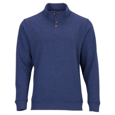 Men's French Terry Button Pullover Thumbnail