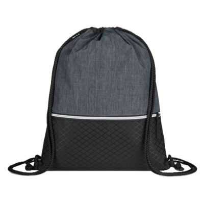 Crosshatch Heather Drawstring Backpack Thumbnail