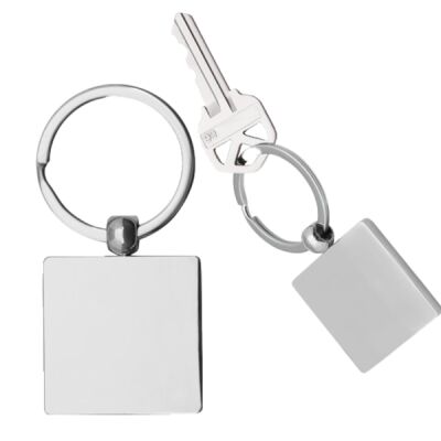 Square Metal Keychain Thumbnail