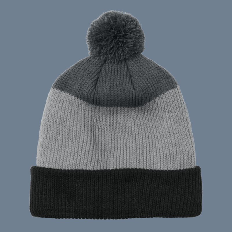 Cozy Striped Pom Beanie Thumbnail
