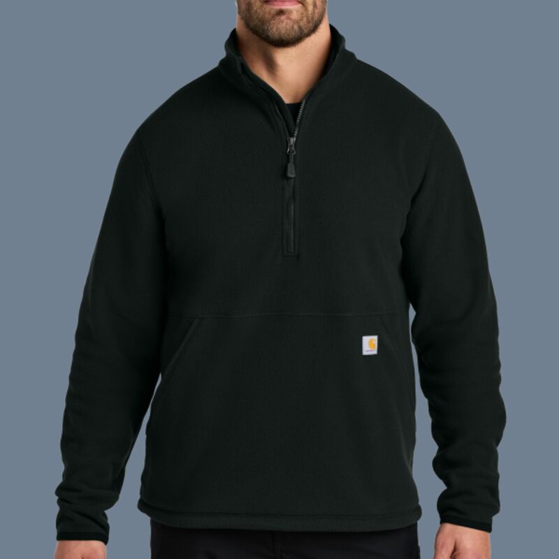 Textured 1/2 Zip Fleece Jacket Thumbnail