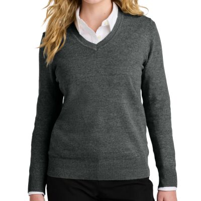 Women's Easy Care V Neck Sweater Thumbnail