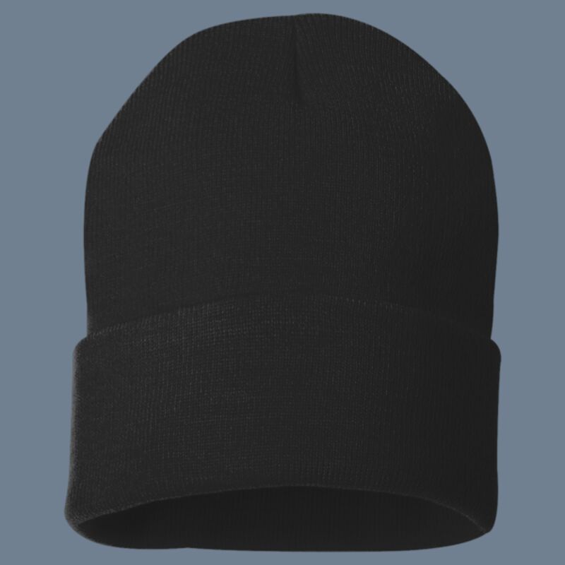 USA-Made 12'' Knit Cuffed Beanie Thumbnail