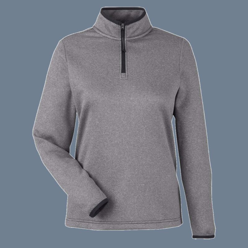 Women's Venture Heathered Stripe Quarter-Zip Pullover Thumbnail