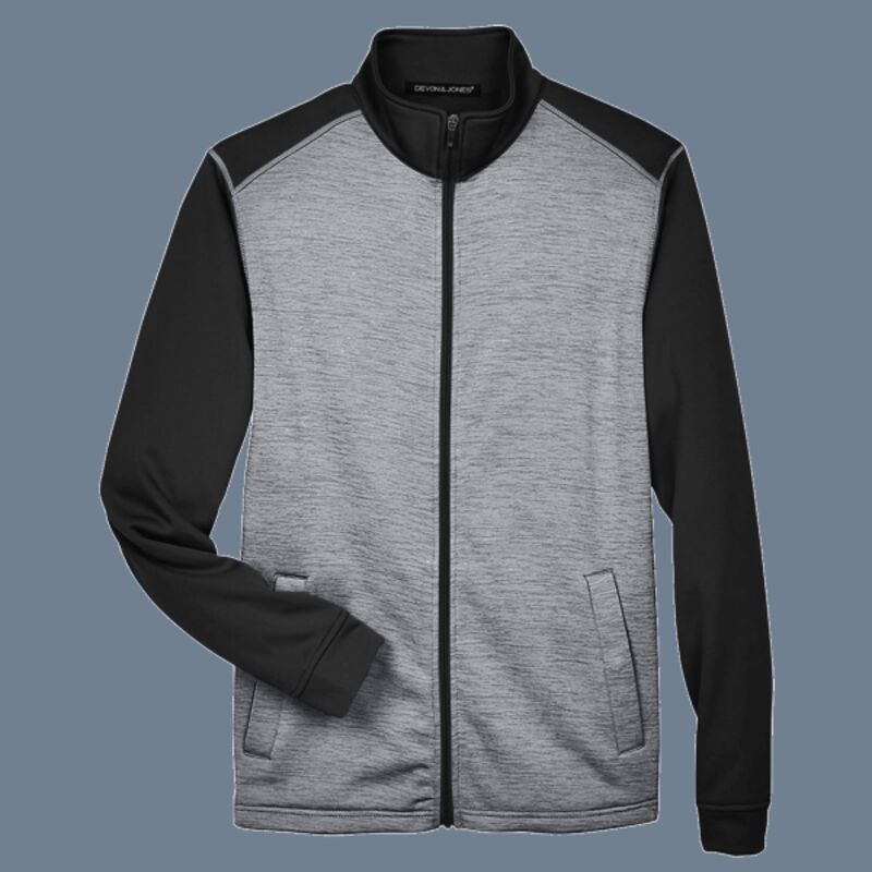 Men's Newbury Colorblock Mélange Fleece Full-Zip jacket Thumbnail
