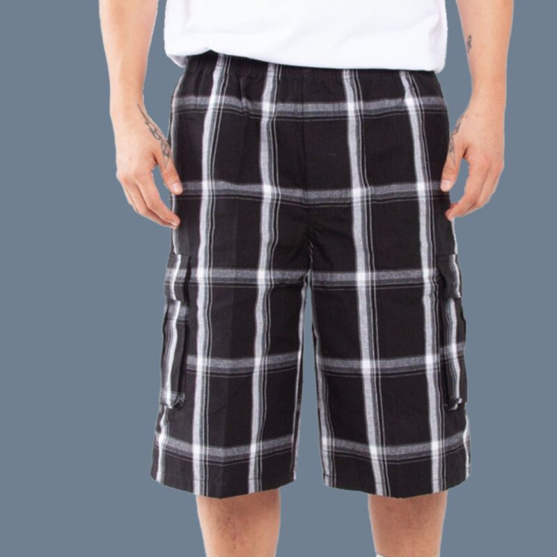 Unisex Plaid Shorts Thumbnail
