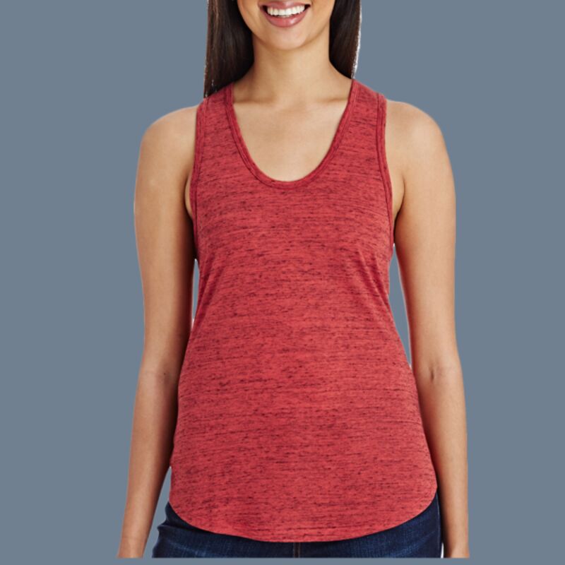 Women's Blizzard Jersey Racer Tank Top Thumbnail