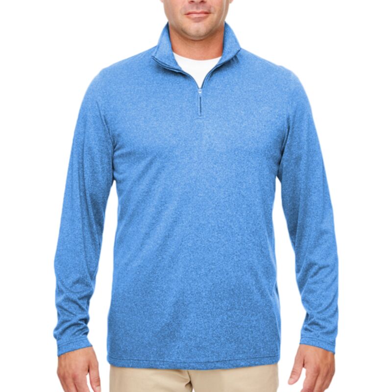 Men's Cool & Dry Heathered Performance Quarter-Zip Pullover Thumbnail