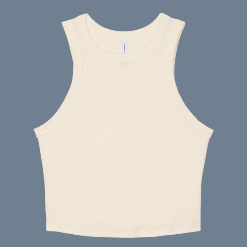 Women's Micro Rib Racer Tank Thumbnail