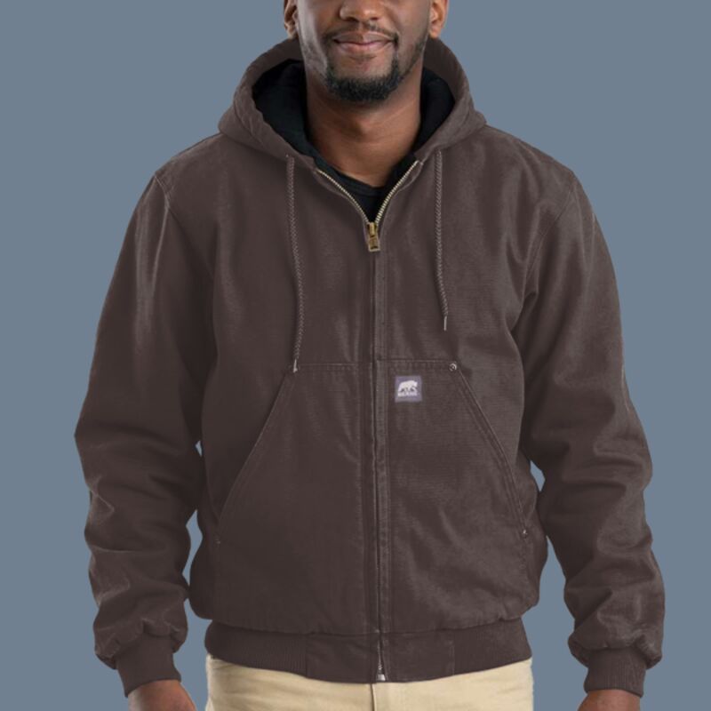 Men's Heartland Washed Cotton Duck Hooded Jacket Thumbnail