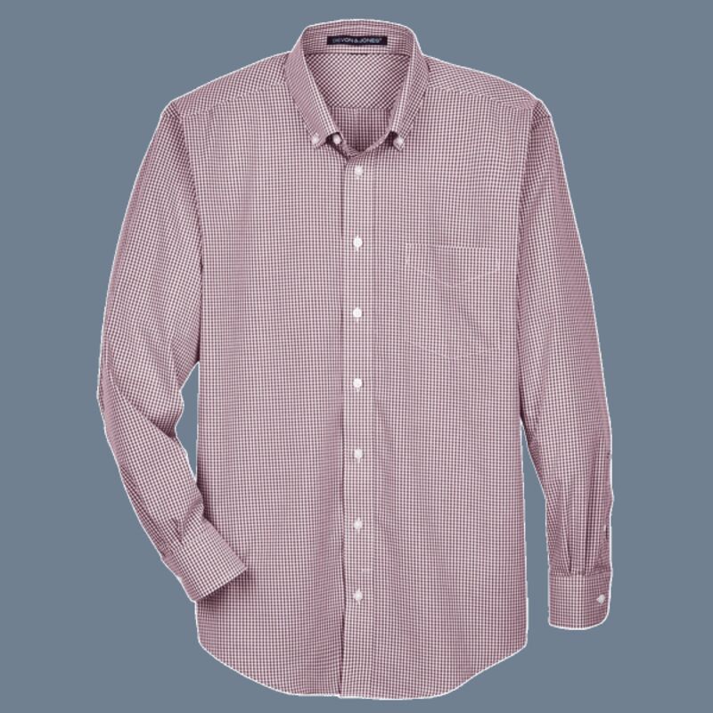 Men's Crown Collection® Gingham Check Woven Dress Shirt Thumbnail