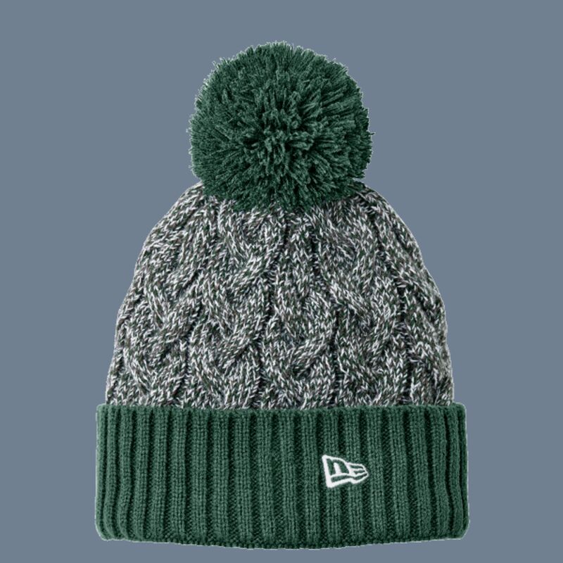 Marled Knit Pom Beanie Thumbnail