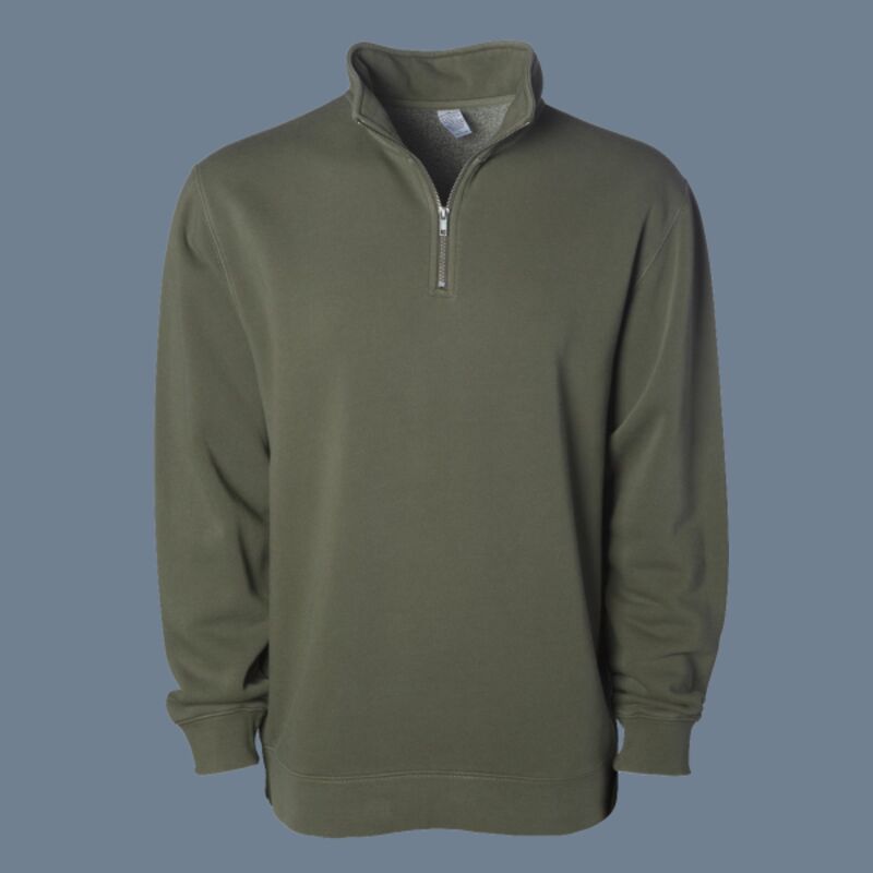 Unisex Pigment-Dyed Quarter-Zip Pullover Thumbnail