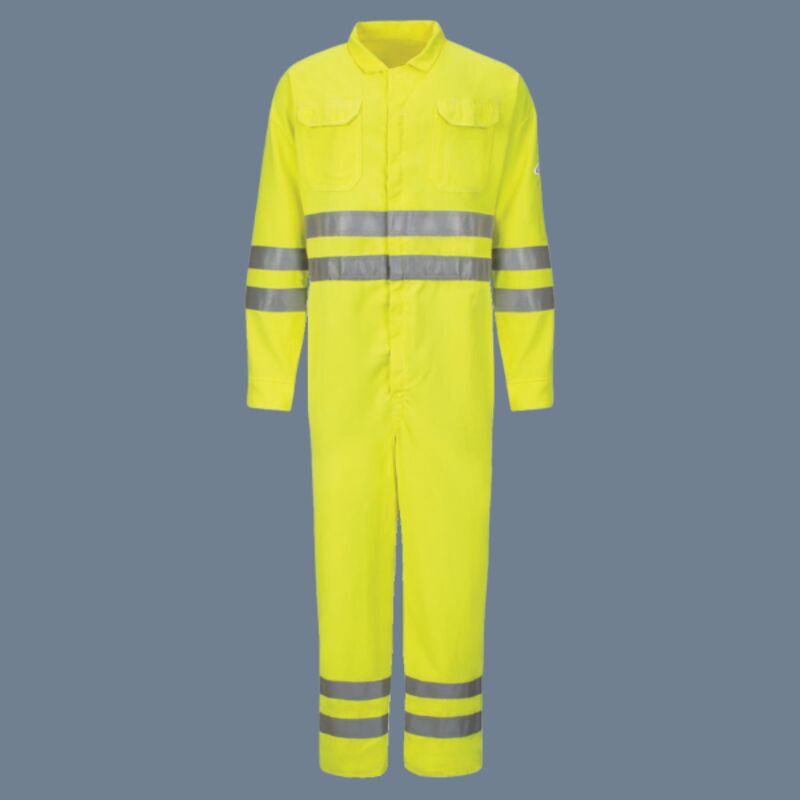 Men's Hi-Vis Deluxe Coverall with Reflective Trim - CoolTouch® 2 - 7 oz. Thumbnail