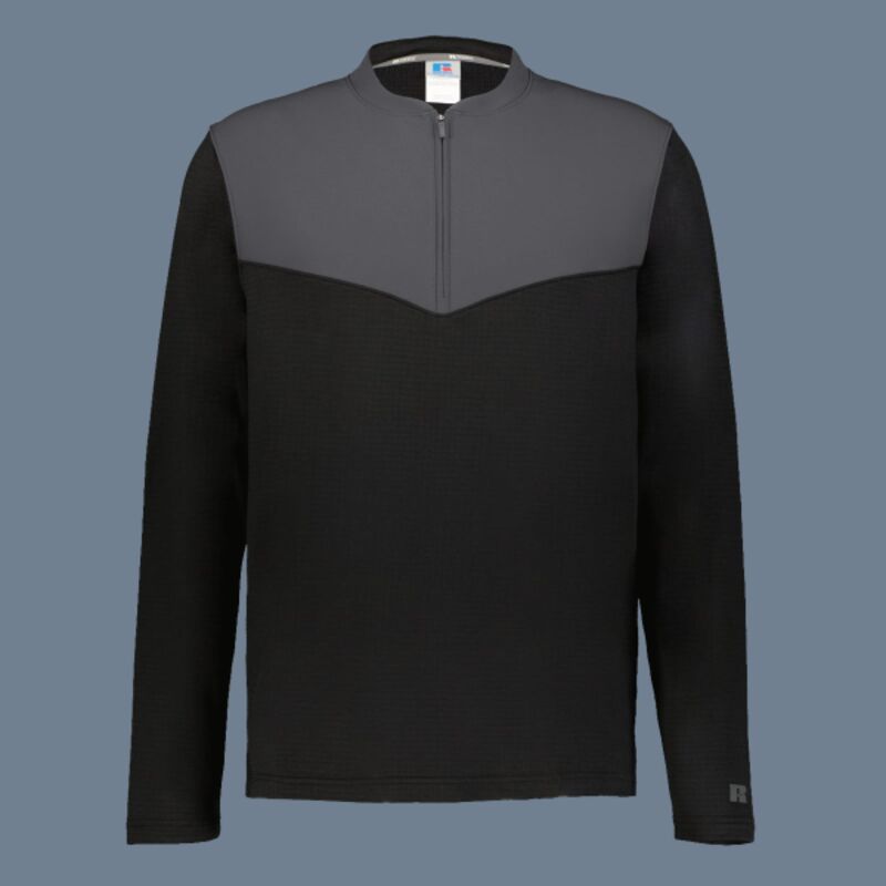 Unisex Sideline Grid Fleece Quarter-Zip Pullover Thumbnail