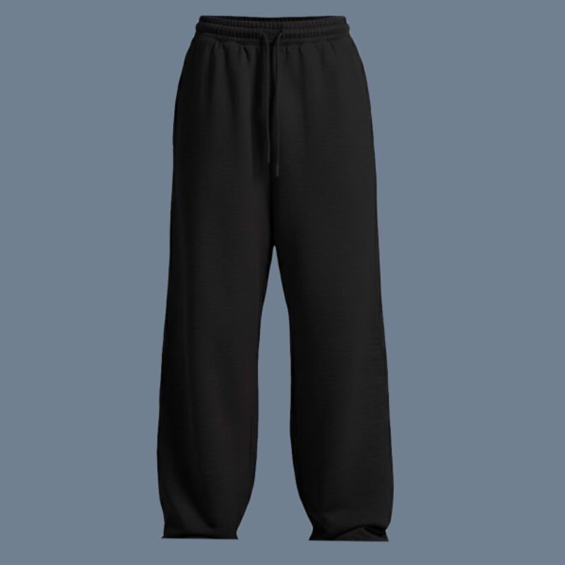 Unisex Garment-Dyed Pleated Fleece Pants Thumbnail