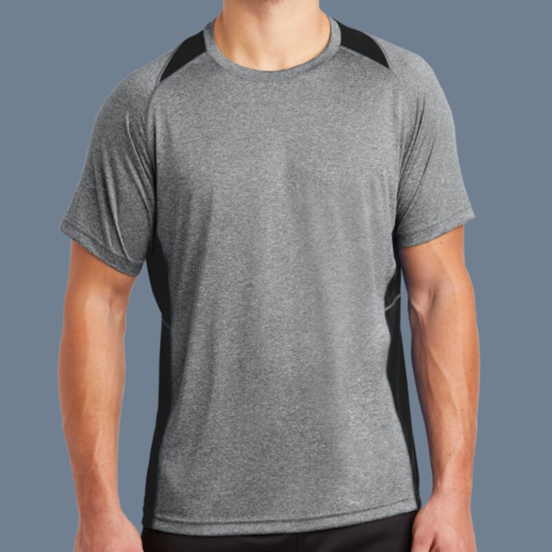 Heather Colorblock Contender Tee Thumbnail
