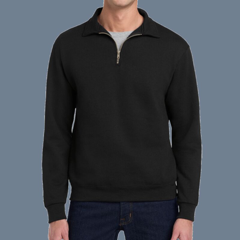 Super Sweats ® NuBlend ® 1/4 Zip Sweatshirt with Cadet Collar Thumbnail