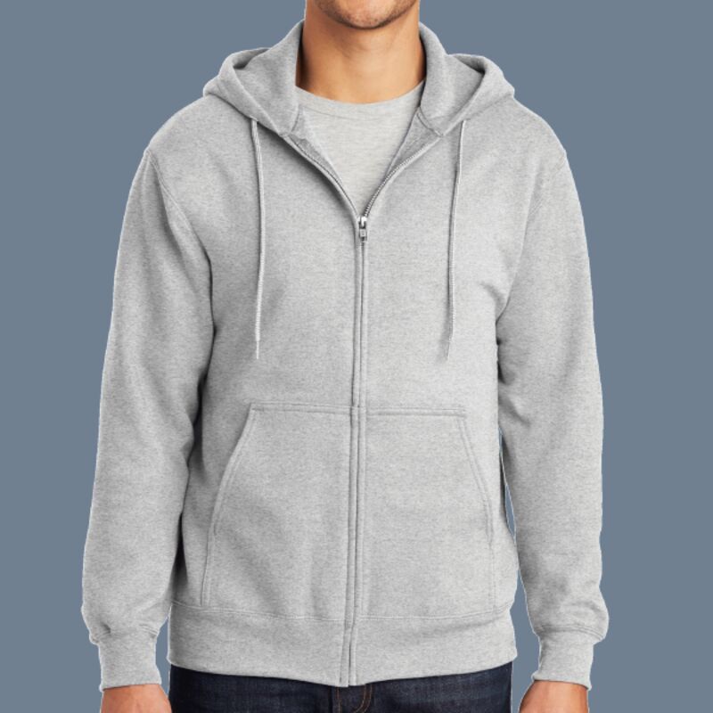 Essential Fleece Full Zip Hooded Sweatshirt Thumbnail