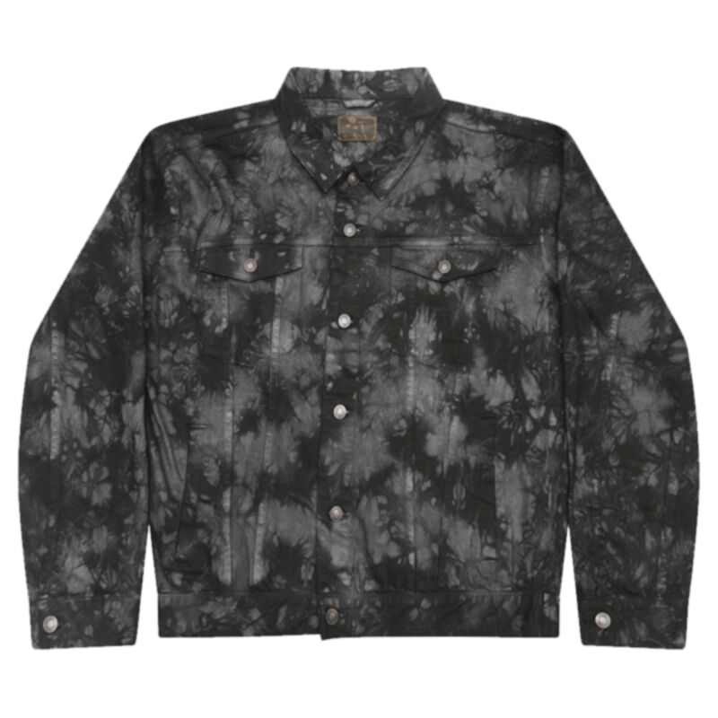 Unisex Tie-Dyed Denim Jacket Thumbnail