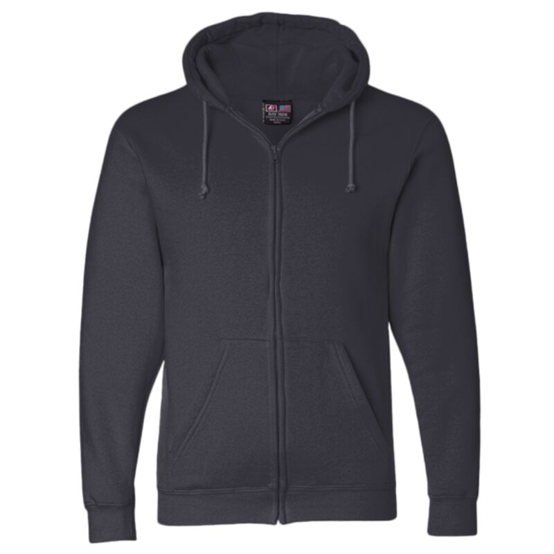 Unisex USA-Made Full-Zip Hooded Sweatshirt Thumbnail