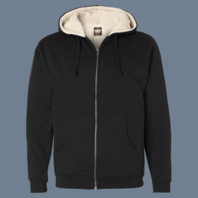 Men's Sherpa-Lined Full-Zip Hooded Sweatshirt Thumbnail