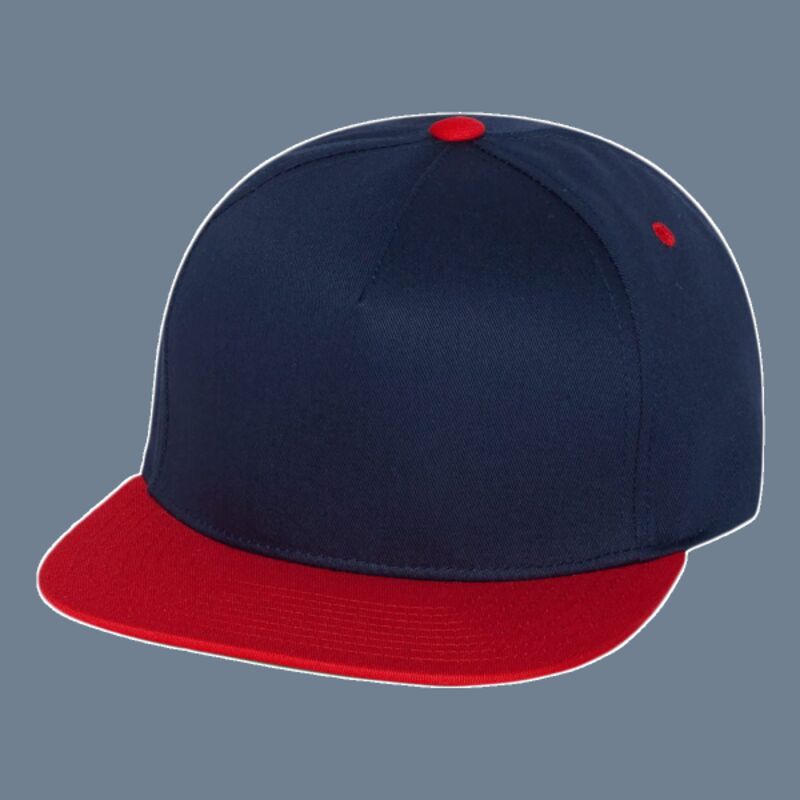 Five-Panel Cotton Twill Snapback Cap Thumbnail
