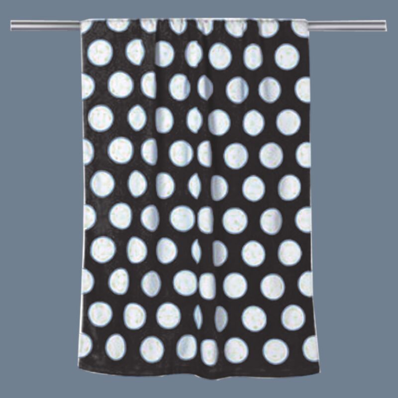 Polka Dot Velour Beach Towel Thumbnail